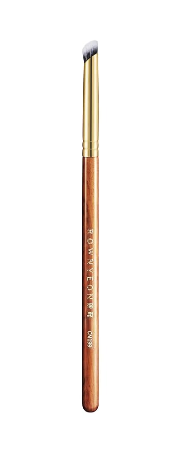 Desert Oak Series MicroBlur Tap Concealer - 6mm Finger-Tip Precision Brush for Tear Troughs & Acne Spots, Vegan Nylon, Bubinga Handle (CM 199)-FemmiqueWomen