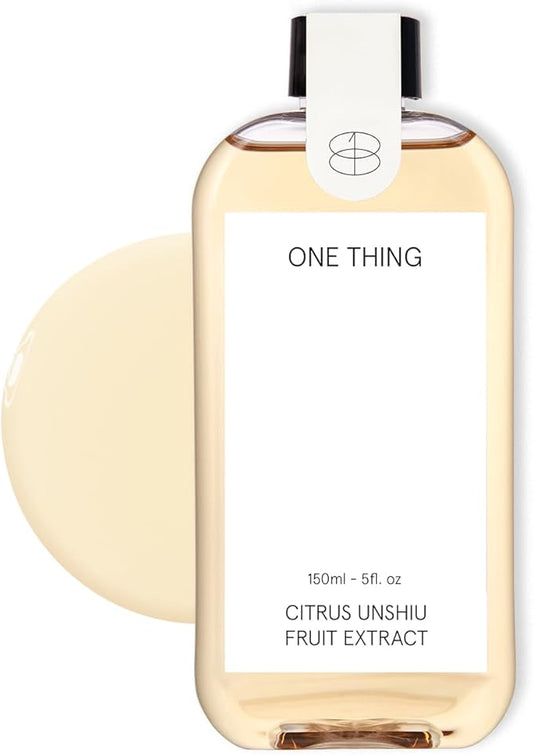 ONE THING Citrus Unshiu Fruit Toner (Tangerine Extract) 5.07 Fl Oz | Hydrating Revitalizing Facial Extract, Uneven Dull Skin, Vitamin C | Acne Scars Dark Spots Pigmentation | Vegan Korean Skin Care-FemmiqueWomen