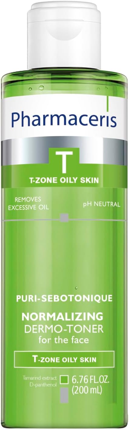 Normalizing Face Toner, Removes Makeup, Helps Refine Pores, Reduces Shine, Refresh & Balance, Sebum Control, for Oily & Sensitive Skin, Alcohol-Free, Puri-SEBOTONIQUE, 6.76 fl oz-FemmiqueWomen