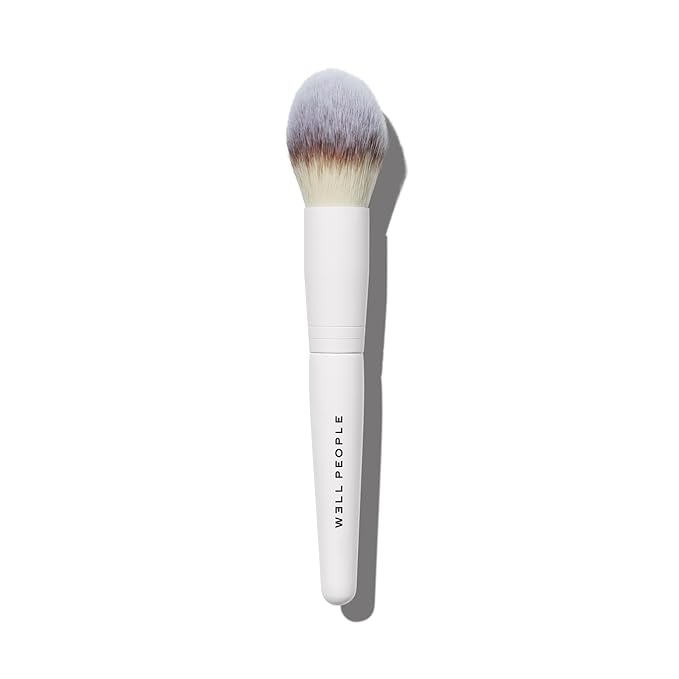 Well People Powder Complexion Brush, Soft & Fluffy Face Makeup Brush For Evenly Applying Loose Powder, Great For Large Areas, Cruelty-free Bristles-FemmiqueWomen