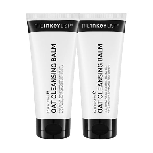 The INKEY List Oat Cleansing Balm Duo, Rich Balm Removes Makeup and Impurities, Reduces Redness, 5.0 fl oz (2 Pack)-FemmiqueWomen