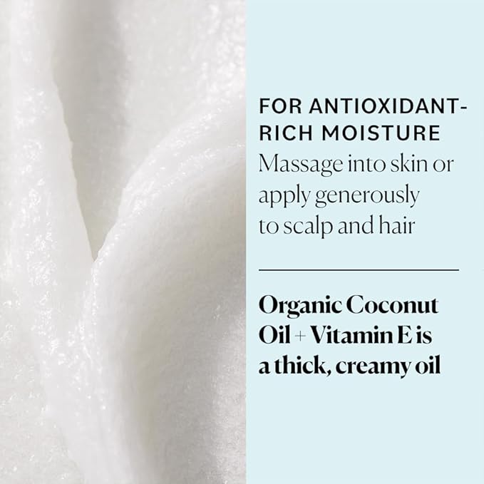 Sky Organics - Organic Coconut Oil & Vitamin E, 16.9 fl oz - Skin & Hair Ultra-Hydrating Oil - Fatty Acids & Antioxidants - Natural, Vegan & Cruelty Free - Skin Care & Hair Care w Ebook-FemmiqueWomen