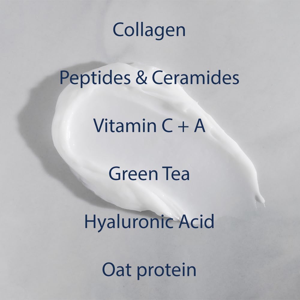 NAELI Face Moisturizer with SPF 30, Anti Aging Collagen & Peptide Cream, Reduces Wrinkles - Lightweight Skin Hydration with Hyaluronic Acid, Paraben Free & Non-Comedogenic Sunscreen, 3.4 oz-FemmiqueWomen