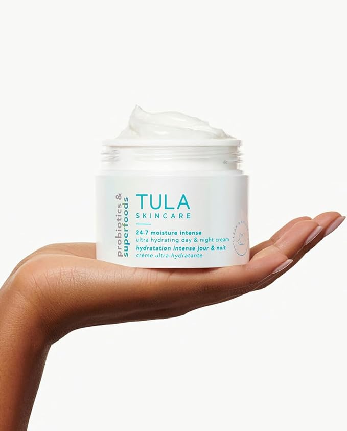 TULA Skin Care 24-7 Supersize Moisture Intense Ultra Hydrating Day & Night Cream - Ultra Nourishing Moisturizer for Face, Soothe Skin, Maintain Skin Balance & Improve Skin Smoothness, 3.31 oz.-FemmiqueWomen