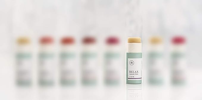 Coconut Matter Mood Lip Balm – Handmade Vegan Coconut Oil Lip Balm with Lavender Scent - Hydrating Lip Balm with Natural Coconut Oil, RELAX-FemmiqueWomen
