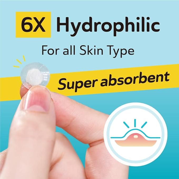 Invisible Pimple Patches for Cystic Acne - Ultra Thin Hydrocolloid Acne Patches & Zit Stickers, Cystic Acne Patch for Surface Blemishes - 48 Count - 2 Sizes Invisible Plus (Clear Patch)-FemmiqueWomen