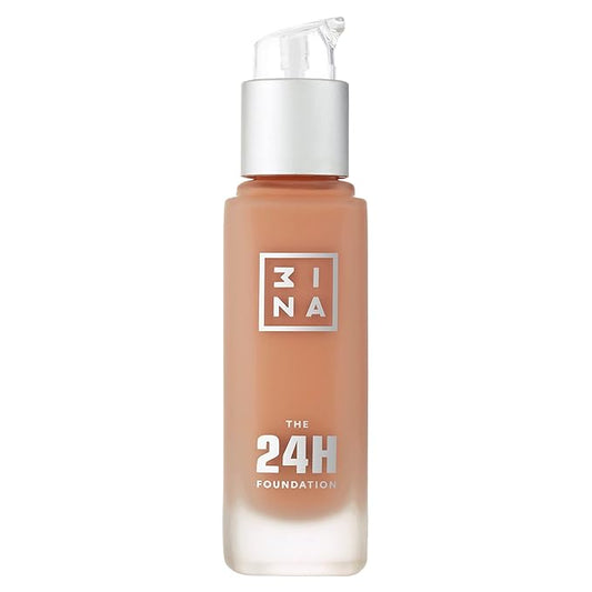 3INA The 24H Foundation 615-24H Long-Wearing Formula - Medium To High Buildable Coverage - Smooth Matte Finish - Expanded Shade Selection - Waterproof, Cruelty Free, Vegan Makeup - 1.01 Oz-FemmiqueWomen