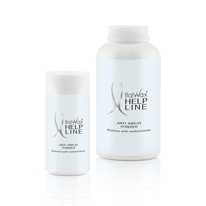 Italwax Help Line Anti-Sweat Powder 1.06 oz (30g) – Soothing Kaolin Formula – Prepares Skin for Waxing – Controls Moisture – For Professional and Home Use-FemmiqueWomen