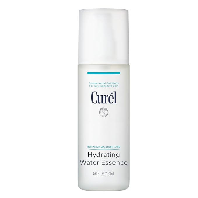 Curel Japanese Skin Care Hydrating Water Essence Toner, Water Based Face Moisturizer for Dry Skin, Serum for Face, 5 Oz-FemmiqueWomen