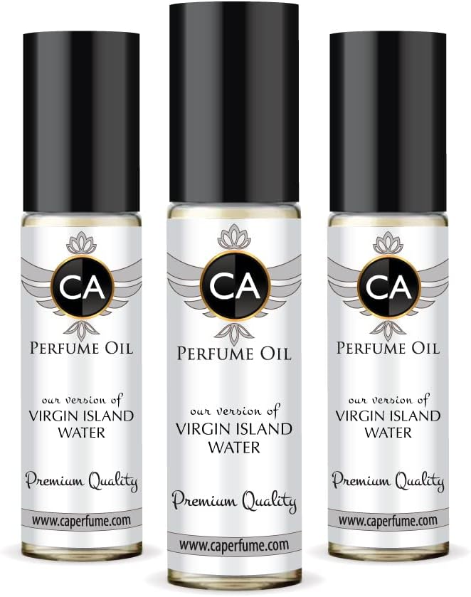 CA Perfume Club Impression of Virgin Island Water For Women & Men Replica Fragrance Body Oil Dupes Attar Roll-On 0.3 Fl Oz-X3-FemmiqueWomen