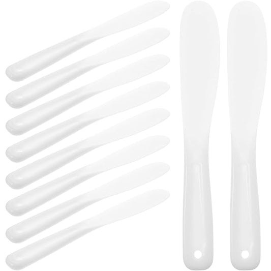 10Pcs mask stick tool stick cosmetic spatulas facial mud applicator spatulas stick facial cream scoops stirring rod makeup spatulas Multifunction white eye cream-FemmiqueWomen