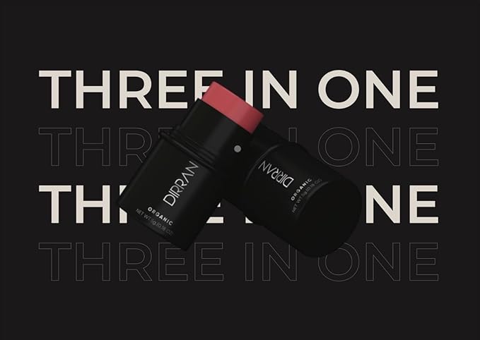 3 in 1 Natural Ingredient 90% Organic Blusher Stick For Lips, Eyes, & Cheeks, Hydration And Natural Beauty Apply directly And Blend With Fingertips, Small Enough to Carry (PINK BLOSSOM)-FemmiqueWomen