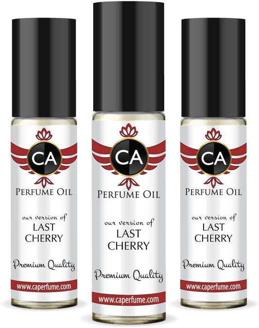 CA Perfume Impression of Last Cherry For Women Men Replica Fragrance Body Oil Dupes Alcohol-Free Long Lasting Roll-On 0.3 Fl Oz-X3-FemmiqueWomen