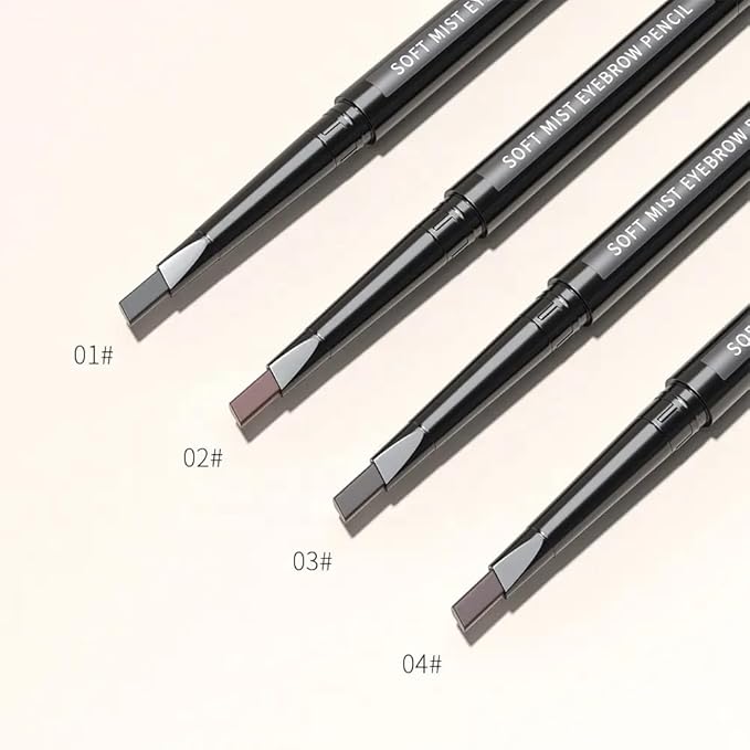 long lasting and waterproof Triangle eyebrow Pencil With Brush (coffee)