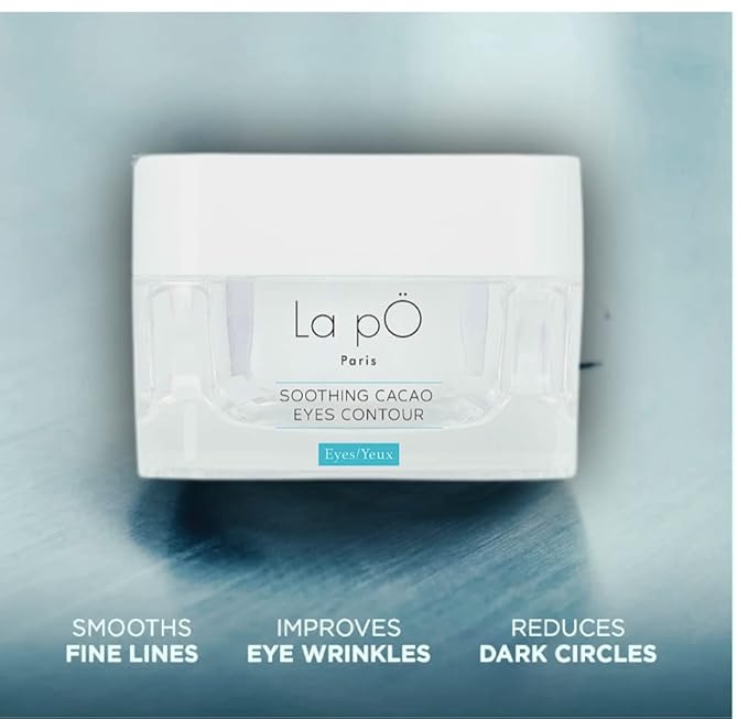 "La pO Paris Cacao Enriched All-In-One Eye Contour - Ultimate Dark Circle and Puffiness Defense with Firming Power."-FemmiqueWomen
