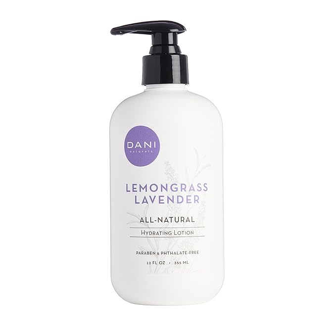 Naturals Hand & Body Lotion - Calming Lemongrass Lavender Scent, Moisturizing Lotion with Aloe Vera, Shea Butter & Vitamin E, Deep Hydration for Dry Skin, All Skin Types - 12 Oz-FemmiqueWomen
