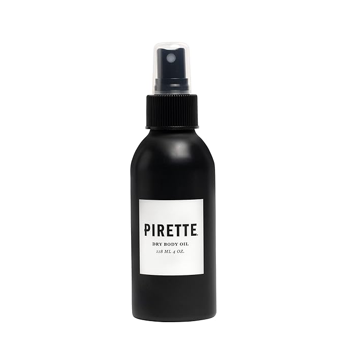 PIRETTE Dry Body Oil, Women’s Beach Inspired Hydrating Mist for Hair & Body, with Coconut Oil & Vitamin E, 4 Fl Oz-FemmiqueWomen