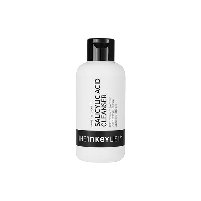 The INKEY List Salicylic Acid Cleanser, Face Wash for Blemishes, Blackheads, Oily Skin and Breakouts, Non-Drying Facial Cleanser Safe for All Skin Types, 5.0 fl oz-FemmiqueWomen