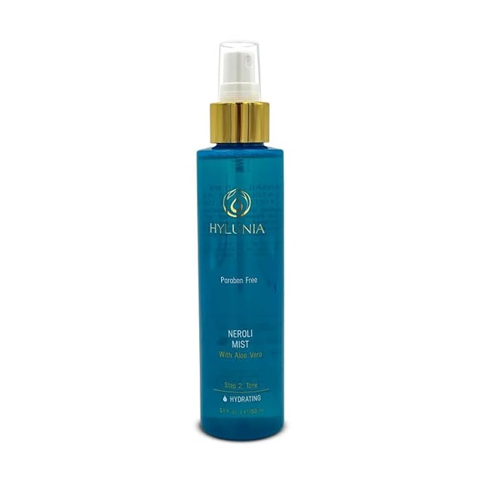 Hylunia Neroli Mist - instant moisturizing spray - Colloidal Silver and Aloe Vera - for younger fresher looking skin - all natural toner-FemmiqueWomen