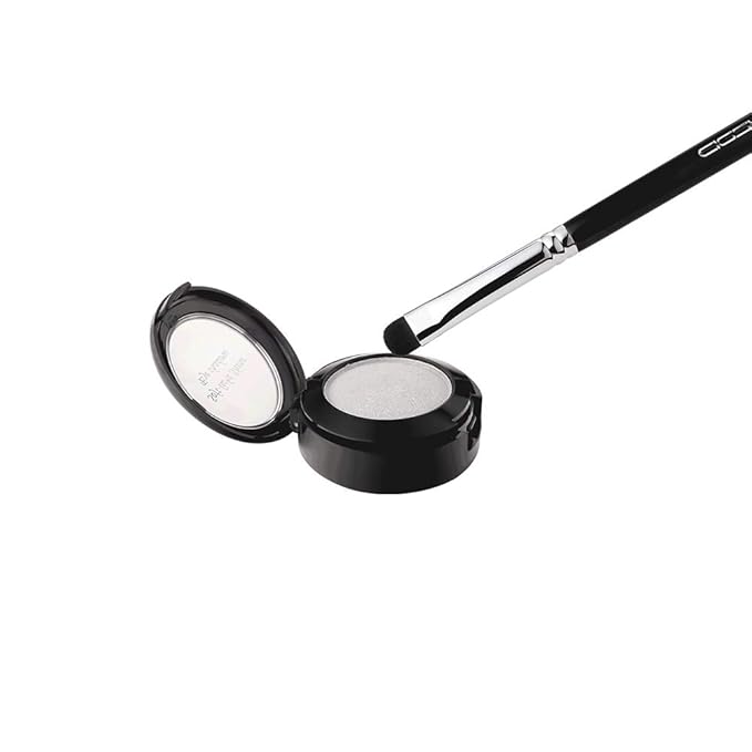 Curved Smudge Eyeshadow Brush, EIGSHOW Small Round Top Blending Eye Shadow with Synthetic Bristles for Smokey Cat Eye Makeup (E832)-FemmiqueWomen