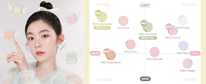 2aN Pure Glash Highlighter – Glass-Like Sheen Powder Highlighter for a Natural, Radiant Glow | Buildable, Long-Lasting, Lightweight Formula (SHELL, 0.8oz)-FemmiqueWomen