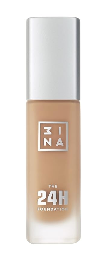3INA The 24H Foundation 633-24H Long-Wearing Formula - Medium To High Buildable Coverage - Smooth Matte Finish - Expanded Shade Selection - Waterproof, Cruelty Free, Vegan Makeup - 1.01 Oz-FemmiqueWomen