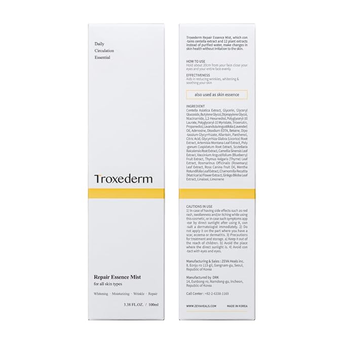 Repair Essence Mist - Hydrating Face Mist for Redness & Blemish-Free, Glowing Skin - with CICA Extract, Niacinamide & Adenosine - Moisturizing & Cooling Face Spray-FemmiqueWomen