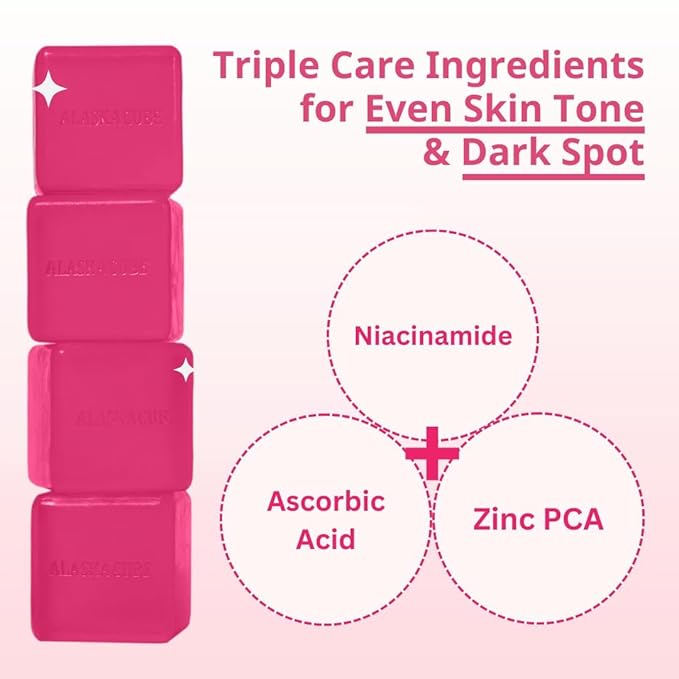 Luxury Shower Bar (Pack of 4) Perfumed Body Soap with Long-Lasting Fragrance Softens & Hydrates Skin Long Lasting Scent Rich Foam Bundle Value Set Body Wash Shampoo Deodorant-FemmiqueWomen