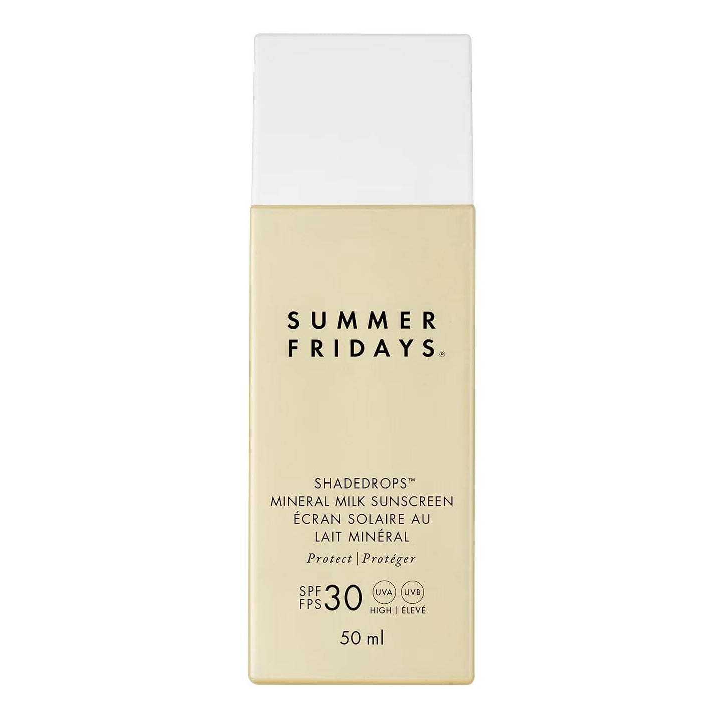Summer Fridays ShadeDrops Broad Spectrum SPF 30 Mineral Milk Face Sunscreen with Zinc Oxide - Lightweight, Moisturizing Formula with a Soft, Natural Finish (1.7 Fl Oz)-FemmiqueWomen