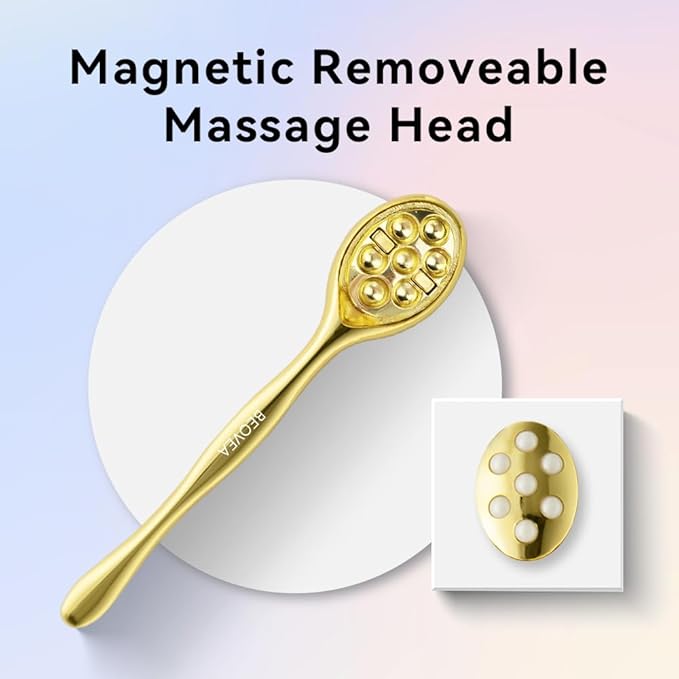 3-in-1 Face Roller for Women – Cryo Sticks for Puffiness, Skin Tightening & Face Lifting, Facial Roller with Cream Spatula, Travel-Friendly Design-FemmiqueWomen