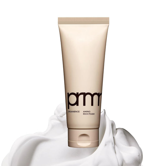 PRIMERA (PRMR Organience Amino Rich Foaming Facial Cleanser - Face Wash for Sensitive Skin, SkinBarrier Strengthening, Clinically Tested, 5.07 Fl Oz (150ml)-FemmiqueWomen