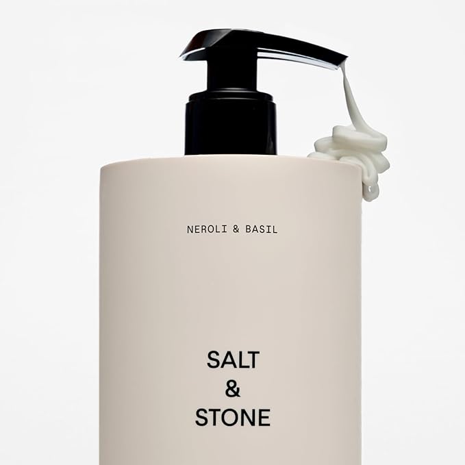 Salt & Stone Body Lotion for Women & Men| Scented Daily Body Lotion | Hydrates, Nourishes & Softens Skin | Restores Dry Skin | Fast-Absorbing | Cruelty-Free & Vegan (450 ml) (Neroli & Basil)-FemmiqueWomen