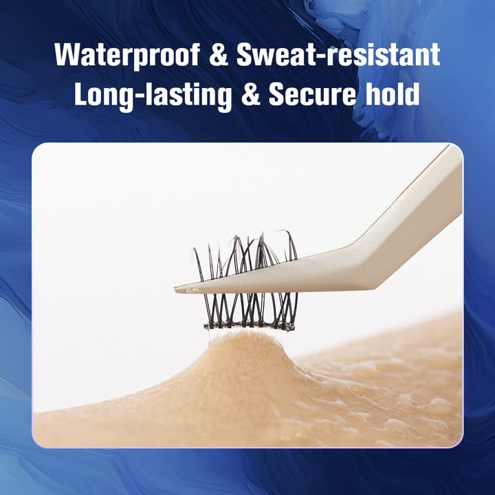 Self Adhesive Eyelash Clusters, 72PCS No Glue Needed Press On Lashes, Natural Look Pre-Glued Cluster Lashes, Ultra-Thin & Lightweight, Easy Apply for Beginners (D Curl, No Residue, Long Lasting)-FemmiqueWomen