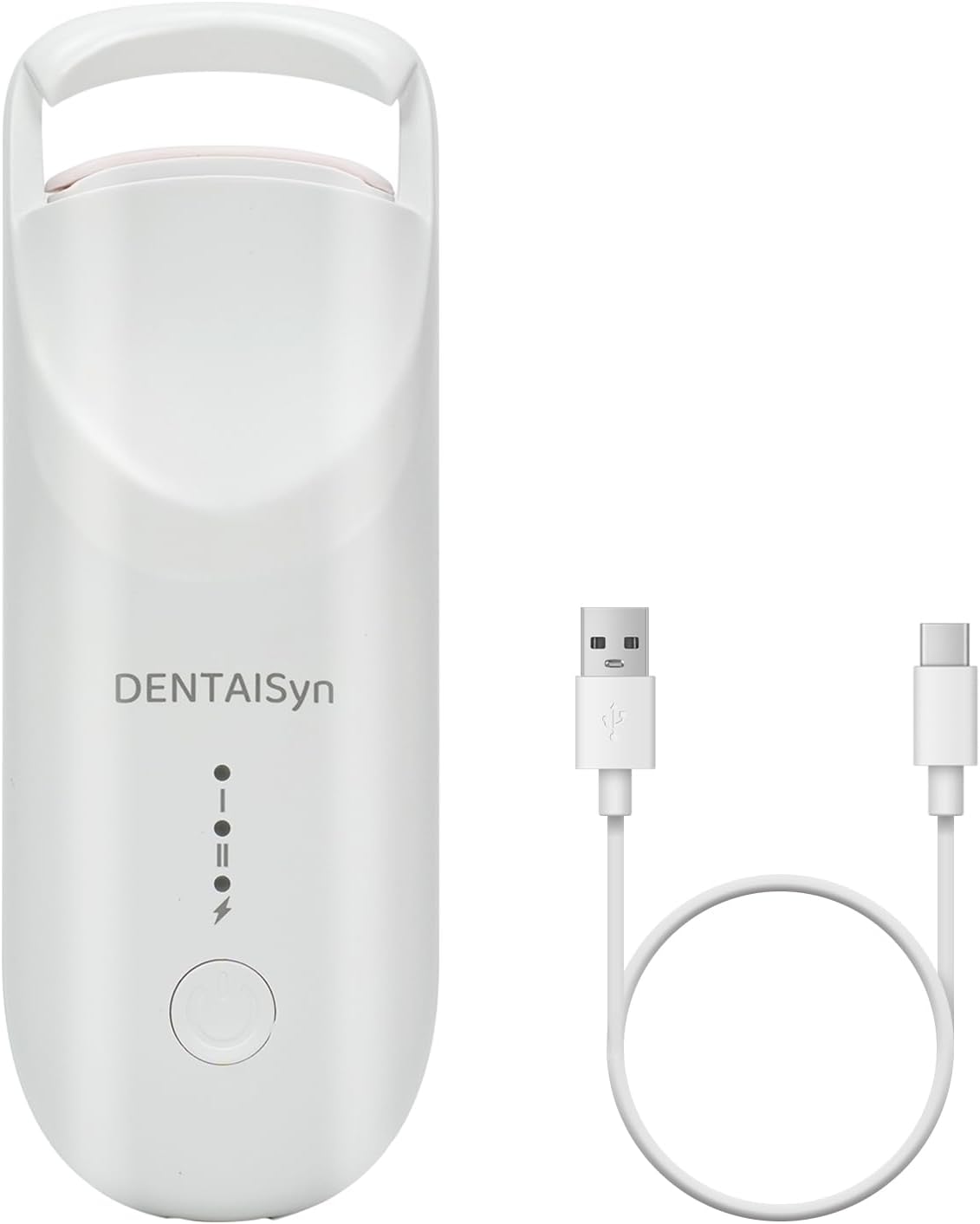 Heated Eyelash Curler - Electric Eyelash Curler with Heat Sensitive Silicone Pad, Type-C Rechargeable Mini Lash Curler, 10s Fast Heating 24hrs Long Lasting Lash Lift to Style Natural Eyelashes-FemmiqueWomen