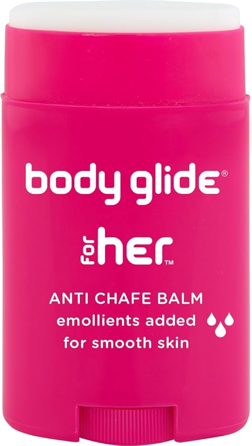 Body Glide For Her Anti Chafe Balm | Chafing stick with added emollients | Great for dry, sensitive skin and/or sensitive areas | Use on chest, bra, butt, groin, arm, and thigh chafing | 1.5oz-FemmiqueWomen