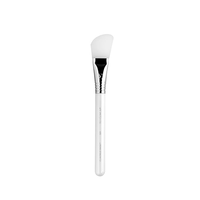 Sigma Beauty S01 Clay/Mud Mask Skincare Brush – Silicone Skincare Tool for Applying Skincare Products to Face and Skin, Face Mask Brush Applicator for Mud and Clay Masks (1 Pc)-FemmiqueWomen
