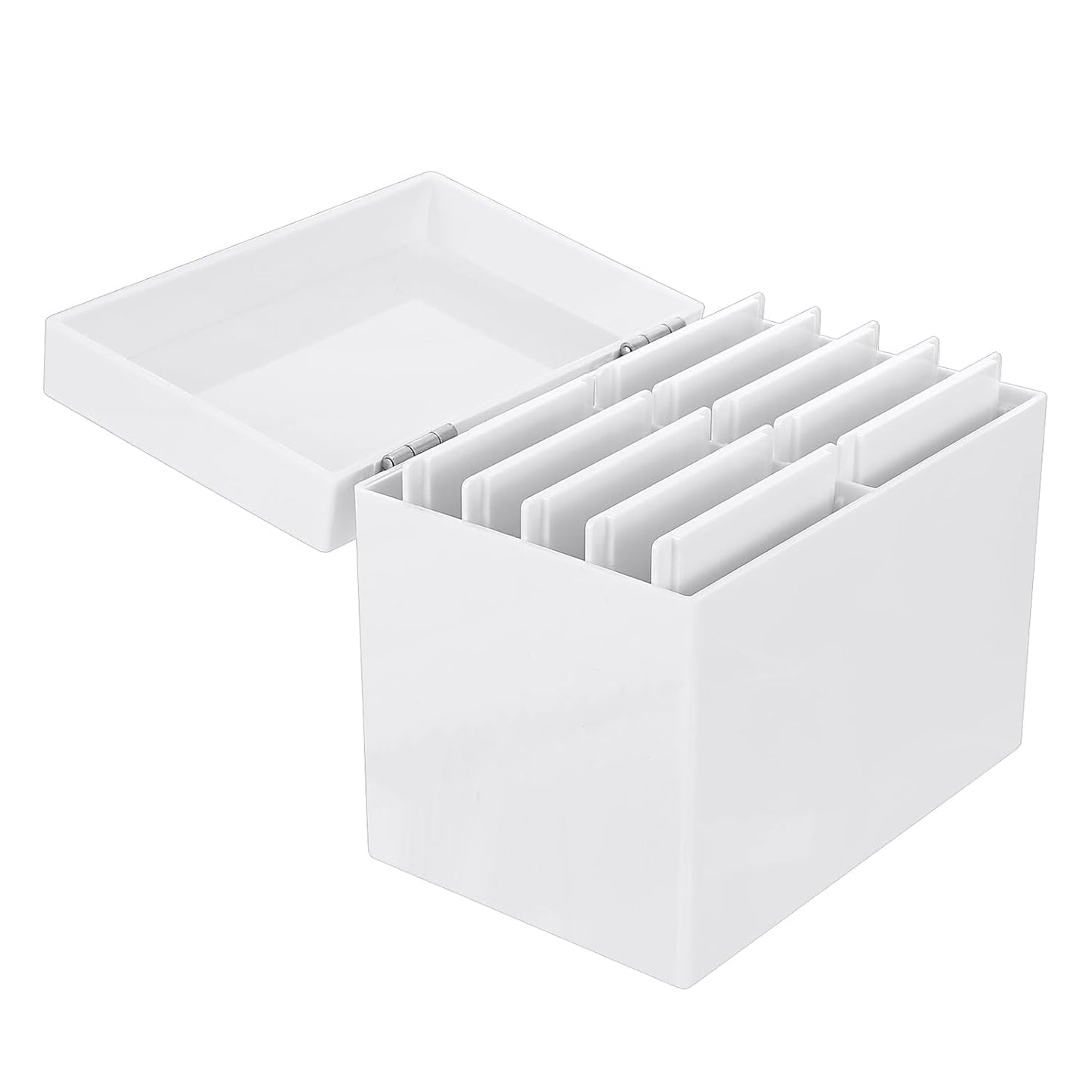 Acrylic Eyelash Storage Box, 10 Layers False Eyelashes Glue Pallet Holder Display Grafting Eye lashes Extension Close-Packed Display with 10 Pallets Makeup Organizer-FemmiqueWomen