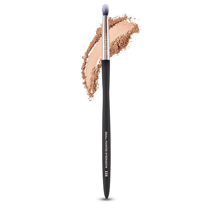 Profusion Cosmetics Small Pointed Precision Synthetic Eyeshadow Brush Pigments and Glitter Eye Concealer Tapered Bristles for Blended Crease and Eyeliner Smudger Quality Brush-FemmiqueWomen