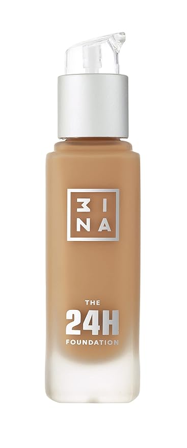 3INA The 24H Foundation 630-24H Long-Wearing Formula - Medium To High Buildable Coverage - Smooth Matte Finish - Expanded Shade Selection - Waterproof, Cruelty Free, Vegan Makeup - 1.01 Oz-FemmiqueWomen