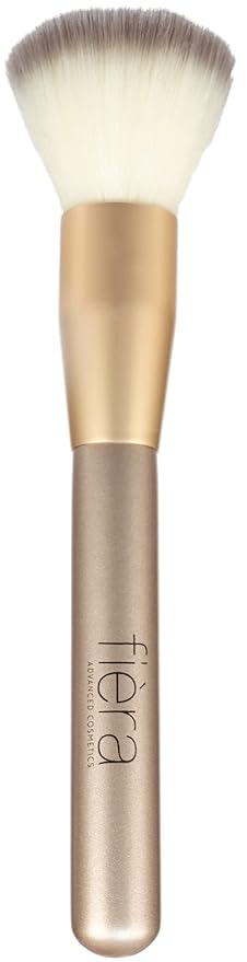 Fièra Finishing Powder Brush - Custom Facial Brush for Loose Powder - Quick & Easy Application - Lightweight & Easy to Clean - Pairs Perfectly with Fièra HD Matte Finishing Powder-FemmiqueWomen