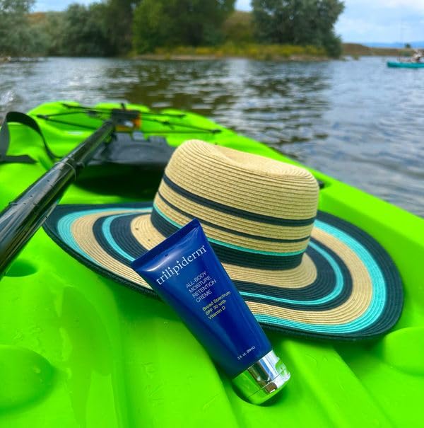 Trilipiderm 3 x All-Body Moisture Retention Creme 3x and All-Body Moisture Retention with Spf 30 Broad Spectrum 3oz size Travel Size 6-pack Sets - Air Travel, Gift, Purses, Gym Bag Lotion-FemmiqueWomen