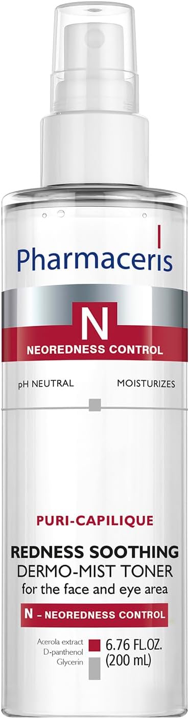 Redness Soothing Mist Toner, Facial Toner, Face Mist, Helps Soothe Redness, Hydrate, Even Skin Tone, for Sensitive & Red Skin, Alcohol-Free, pH Balanced Face Toner, Puri-CAPILIQUE-FemmiqueWomen