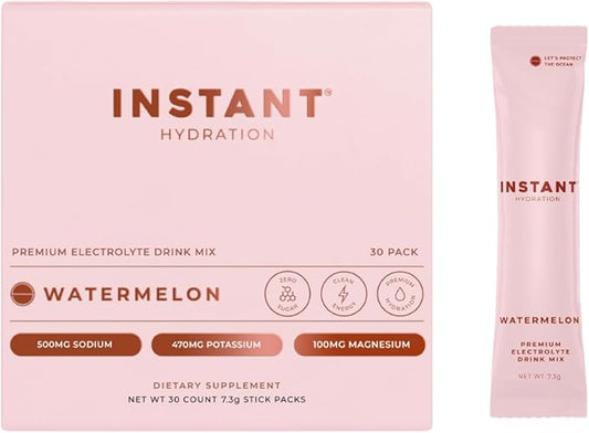 Instant Hydration Electrolytes Powder Packets - Electrolyte Drink Mix - Zero Sugar - Keto, Vegan, Gluten-Free, Non-GMO - Boost Recovery, Brain Health, Muscle & Tissue Support- 30 Sticks-FemmiqueWomen
