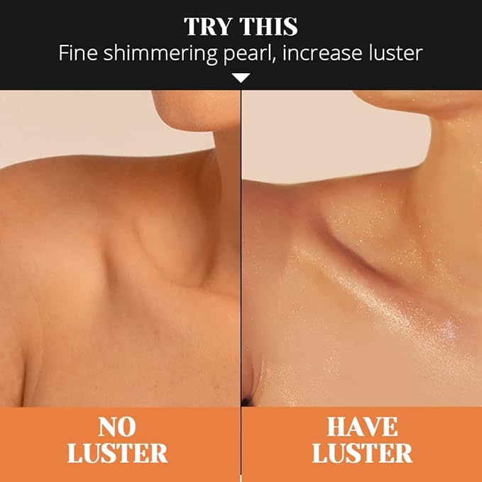 Liyalan Shimmer Body Oil Rose Gold 5 Color Bronze Face Glow Pearl Highlighter Illuminator body Makeup Shine Glitter Gold Liquid Taning 3.38 Fl Oz-FemmiqueWomen