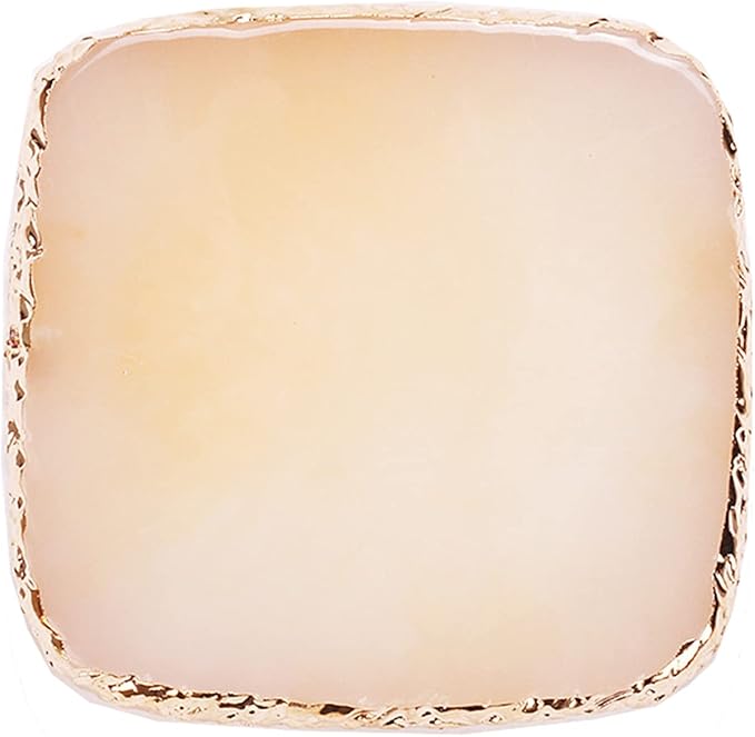 1 Piece Nail Art Palette Nail Polish Palette Mixing Palette Makeup Plate Nail Plates for Nail Art Nail Tip Holder Nail Art Display (1 brown square)-FemmiqueWomen