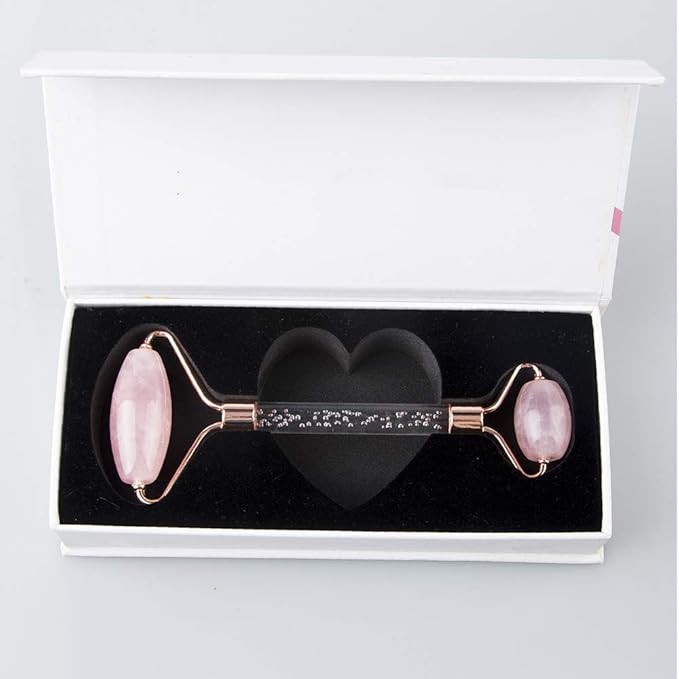 Jade Roller and Gua Sha Set - Facial Body Eyes Neck Massager Tool for Beautiful Skin Detox - Reduce Wrinkles Aging -（Southern Jade）-FemmiqueWomen