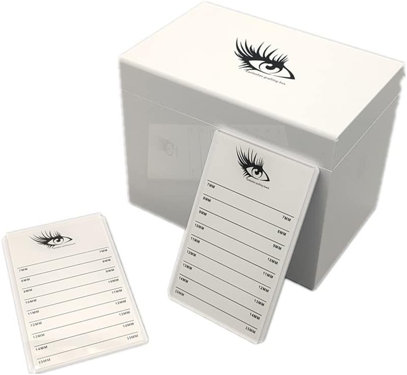 May healthbeauty 10 Layers Acrylic Eyelash Storage Box, Makeup Organizer False Eyelashes Glue Pallet Holder Grafting Extension Close-Packed Display-FemmiqueWomen
