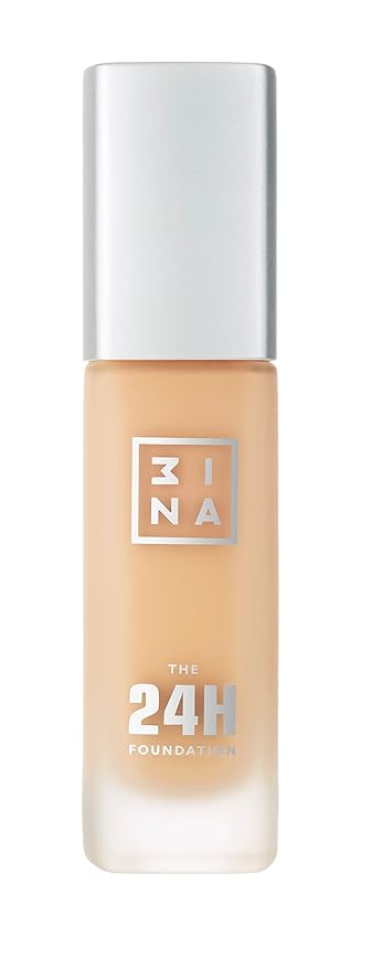 3INA The 24H Foundation 624-24H Long-Wearing Formula - Medium To High Buildable Coverage - Smooth Matte Finish - Expanded Shade Selection - Waterproof, Cruelty Free, Vegan Makeup - 1.01 Oz-FemmiqueWomen