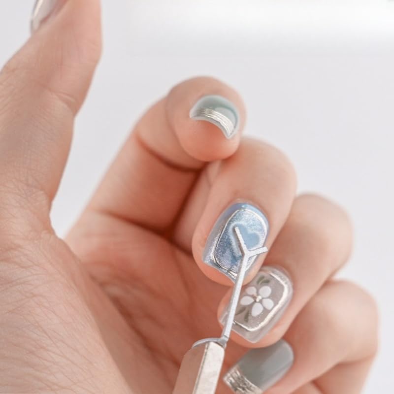 2 PCS Heart Cat Eye Magnet Set – Magnetic Nail Art Tool for Stunning Heart-Shaped Designs, Y-Shaped Guide, DIY Manicure Kit for Cat Eye Gel Polish-FemmiqueWomen