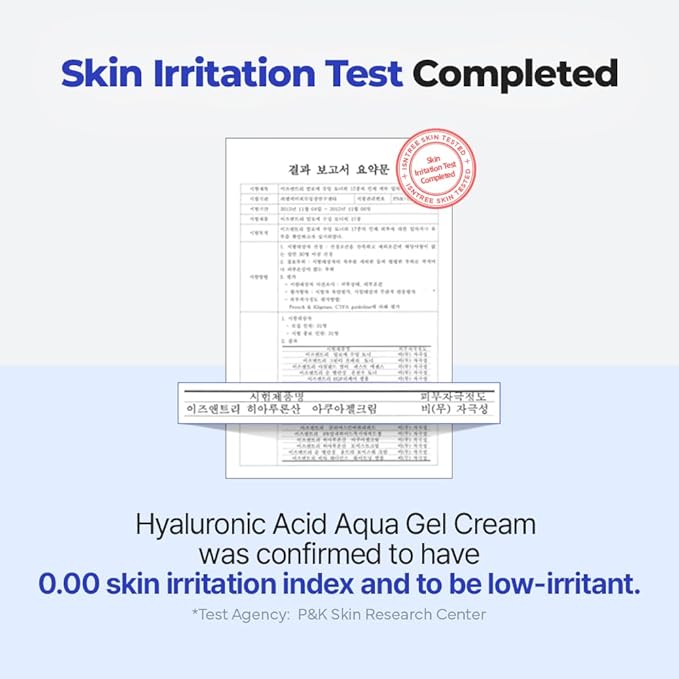 IsNtree Hyaluronic Acid Aqua Gel Cream 100ml, 3.38 fl oz | Korean Skincare | Lightweight Moisturizer | Quick-Absorbing Hydration | For Oily to Combination Skin-FemmiqueWomen